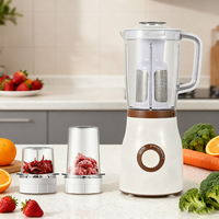 Modern Design Multifunctionele Juicer Smoothie Blender Fruit Groente Processor Variabele Snelheid Food Machine Knop Laag Geluid