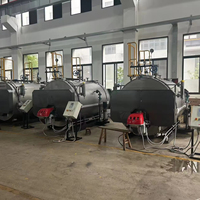 Produit Chaudière à vapeur horizontale à basse pression de 1 tonne Tube d'eau Fuel Oil and Gas Industrial Automatic Fire Tube Design for Africa