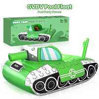 Piscine gonflable géante avec pistolet à eau pour adultes et familles, jouet de combat aquatique pour sports de plein air, flotteur de piscine en forme de char