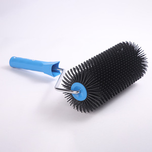 Rouleau à pointes auto-nivelant pour ciment et époxy, 2/4/6/8/9/10/12/20 pouces, outils de débullage pour revêtements de sol, pointes de 28 mm pour éliminer les bulles - Product Image 2