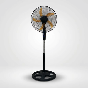 Ventilateur sur pied 18 pouces, hauteur réglable, oscillant, moteur AC, commande mécanique, trois vitesses, refroidisseur d'air domestique en métal - Product Image 1