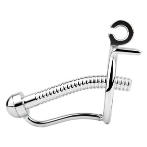 FRRK Novedad: Jaula de Castidad Masculina de Acero con Piercing PA, Candado de Castidad para Hombres, Tapón Uretral, Dilatador Sexual, Juguetes Sexuales para Hombres - Product Image 4