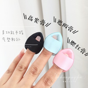 Mini bouffée de doigt bouffée de pouce larme petite Collection coussin d'air Premium maquillage sec humide application de poudre de maquillage professionnel - Product Image 1