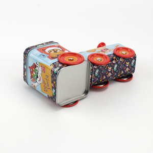 Phong Cách Mới Tiết Kiệm Tiền Mặt Hộp Tiền Hình Dạng Xe Kim Loại Hộp Kim Loại Train Shape Hộp Thiếc - Product Image 2