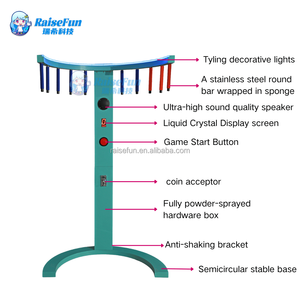 Machine de <span class=keywords><strong>jeu</strong></span> d'amusement commerciale à monnayeur RaiseFun : Défi de vitesse de réaction rapide pour attraper les bâtonnets tombants - Product Image 3