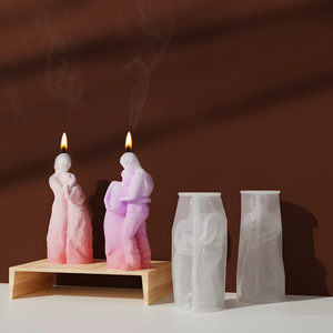 Molde de Silicona 3D para Hacer Velas con Diseño de Pareja de Esposos, Madre Embarazada Sosteniendo a un Niño, Regalo para el Día de la Madre - Product Image 4