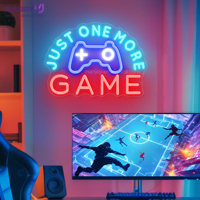 Enseigne au néon Hot Game pour chambre à coucher salle de jeu Enseigne murale au néon Led personnalisée Enseigne lumineuse
