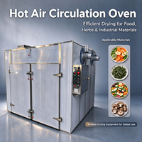 Four de séchage à air chaud à circulation forcée, sécheur industriel à plateaux économe en énergie pour fruits, fruits de mer, épices et granulés chimiques