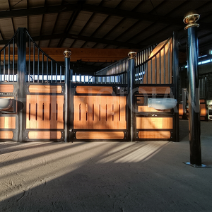 Portes d'écurie pour chevaux avec maisonnette intégrée, portes d'écurie mobiles <span class=keywords><strong>à</strong></span> <span class=keywords><strong>vendre</strong></span> - Product Image 6