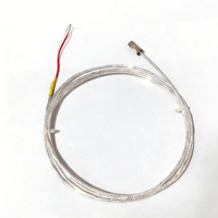 Sensor de Temperatura Industrial de Platino PT100 de Alta Precisión, Sonda Única, Sistema de 3 Cables, IP66, Acero Inoxidable