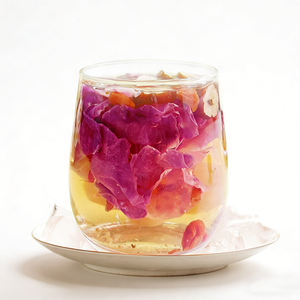 Tè alle Erbe Naturale YLZ con Fiori e Frutta, Senza Caffeina, con Rosa, Bacche di Goji e Longan, Bevanda Quotidiana per la Vitalità, Confezione Monodose - Product Image 2