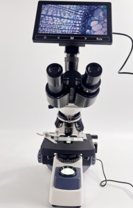 Microscopio óptico biológico de laboratorio trinocular de China para estudiantes de laboratorio de hospital - Product Image 5