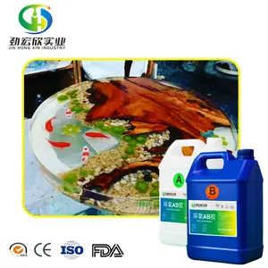 Wholesale Crystal Clear Epoxy Resin Resina Epoxi Kit Professional Supplier Deep Pouring Cast Good Quality Resina Epoxica A Y B