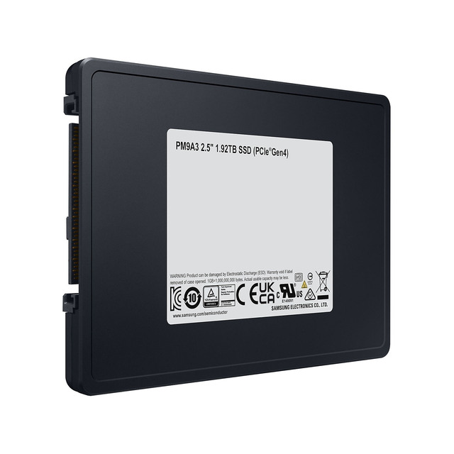 1.92TB Internal Metal Shell U.2 NVMe Enterprise SSD PCIe Gen4 2.5 Inch Server Solid State Drive for Data Center Storage Systems