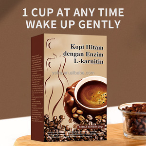 Café Negro con Enzimas <span class=keywords><strong>L</strong></span>-carnitina, Café Instantáneo Natural para Dieta Saludable, Control de Peso, Keto - Product Image 2