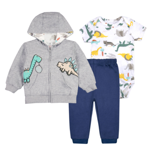 Ensemble de vêtements pour bébé garçon Tedmimak personnalisé, 3 pièces, style américain, imprimé animal/floral, vestes pour bébé de <span class=keywords><strong>18</strong></span> à 24 <span class=keywords><strong>mois</strong></span> - Product Image 5