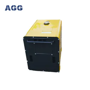 AGG الصامت مولدات الديزل 3kva 4kva 5kva 6kva صغيرة مواد كهربائي محمول مع قوة قوية