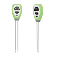 Testeur de pH 3-en-1 violet à affichage numérique Humidimètre du sol Moniteur d'eau des plantes Outil de jardinage en plastique durable OEM