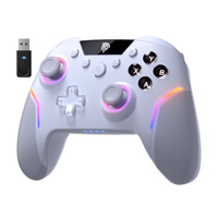 Controles de Juego Inalámbricos EasySMX X20, Controlador de Juegos Multiplataforma con Bloqueo de Gatillo y Sensores de Efecto Hall