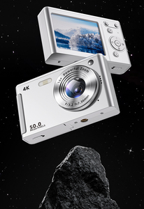 Cámara Digital 4K 50MP <span class=keywords><strong>con</strong></span> Autoenfoque, Pantalla <span class=keywords><strong>de</strong></span> 2.8 Pulgadas, <span class=keywords><strong>Zoom</strong></span> Óptico 7.1x-16x, Luz <span class=keywords><strong>de</strong></span> Relleno, Antivibración, Cámara Compacta OEM ODM - Product Image 2