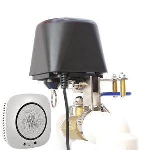 SLS 智能家居燃气泄漏报警系统，带漏水检测功能，兼容 Alexa 和 Google Home，WiFi 阀门控制器，30m 范围 - Product Image 1