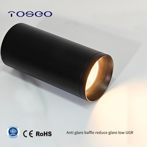 โคมดาวน์ไลท์ทรงกระบอกแบบติดตั้งบนพื้นผิว ขั้วหลอด GU10 หลอดไฟเปลี่ยนได้ ชุดติดตั้งสปอตไลท์ - Product Image 4