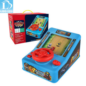 Jouet éducatif pour enfants à piles, Mainan Anak, <span class=keywords><strong>voiture</strong></span> <span class=keywords><strong>de</strong></span> <span class=keywords><strong>course</strong></span> avec volant caché, grande aventure - Product Image 6