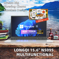 Ordinateur portable professionnel multifonctionnel de haute qualité OEM personnalisé avec écran IPS de 15,6 pouces, processeur Intel N5095, 16/32 Go de DDR4, reconnaissance d'empreintes digitales, SSD