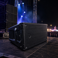 Système de sonorisation actif Line Array HDL 10 double 8 pouces, enceinte Line Array HDL 10A, sonorisation professionnelle pour scène