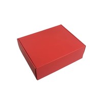 Caja de cartón corrugado negra, suave, para embalaje de ropa, venta al por mayor, impresión delicada, caja superior abierta a color