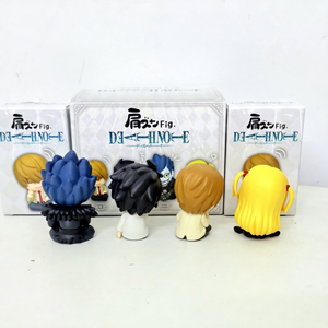 Lot de 4 figurines de personnages d'anime DN : Light Yagami, Lawliet, <span class=keywords><strong>Misa</strong></span> <span class=keywords><strong>Amane</strong></span> – Modèles en plastique pour décoration - Product Image 3