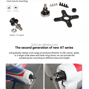 LIXINC AT2820 3D <span class=keywords><strong>F3A</strong></span> <span class=keywords><strong>RC</strong></span> de alta calidad sin escobillas PVC impermeable eje largo 1000W Motor de Dron de alta potencia - Product Image 3