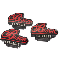 Autocollants personnalisés de qualité supérieure avec logo adhésif, impression 3D avec vernis transparent, imperméables, en vinyle PET, points UV, découpe en relief