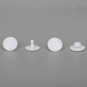 Hai phần nhựa Snap Fastener đinh tán Clip đóng cửa hai phần dây đeo cổ tay Giày dép sandal Snap Nút - Product Image 2