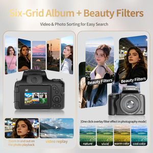 Fotocamera Digitale 64MP con Uscita WiFi e HDMI <span class=keywords><strong>Videocamera</strong></span> Ottica 10X <span class=keywords><strong>per</strong></span> Fotografia e Vlogging <span class=keywords><strong>per</strong></span> <span class=keywords><strong>YouTube</strong></span> - Product Image 5