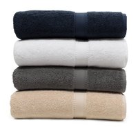 Serviette à main 100% coton éponge blanche pour hôtel, vente en gros