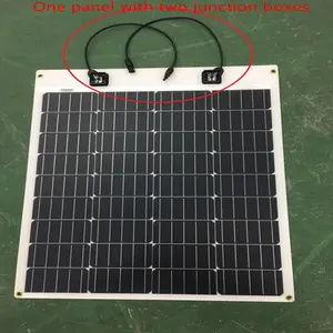 Neue Hot Sell Mono 40W 50W 60W flexible Solarmodule 12V Photovoltaik Solar panel