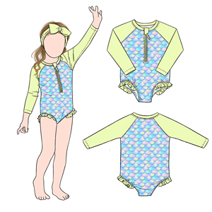 <span class=keywords><strong>Traje</strong></span> <span class=keywords><strong>de</strong></span> <span class=keywords><strong>Baño</strong></span> Little Glow Kid con Estampado <span class=keywords><strong>de</strong></span> Sirena para <span class=keywords><strong>Niñas</strong></span>, con Cierre Frontal y Volantes, <span class=keywords><strong>en</strong></span> Oferta <span class=keywords><strong>de</strong></span> Verano para Bebés y <span class=keywords><strong>Niñas</strong></span> Pequeñas - Product Image 5