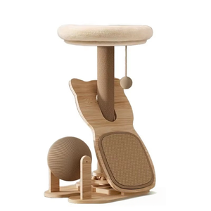Commercio all'ingrosso su misura Multi-strato Pet fornisce gatti Scratching Board arrampicata giochi in <span class=keywords><strong>un</strong></span> unico Multi-Purpose <span class=keywords><strong>gatto</strong></span> albero - Product Image 1