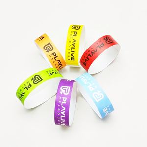 Pulsera de Seguridad Personalizada con Código QR, Número de Serie, Papel Tyvek Resistente al Agua y a la Manipulación, Logotipo Personalizado para Eventos y Fiestas - Product Image 2
