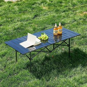 Table pliante Xinjingqi 95x55x50 cm en acier carbone, portable, pour le camping et les pique-niques en plein air - Product Image 1