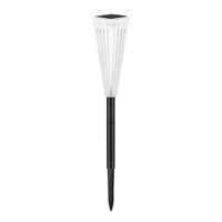 Nouvelle Lampe Solaire Creuse Transfrontalière IP65 pour Jardin, Éclairage Extérieur Paysager, Décoration d'Ambiance pour Cour, Lampe à Piquer pour Pelouse