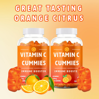 Complément alimentaire à base de plantes OEM, gommes à la vitamine C avec zinc, soutien à la santé, complément immunitaire, multivitamine C en gommes