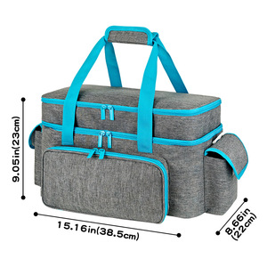 Universal Tool Storage Bag Multi Compartment 40-44 Pockets Removable Strap Handbag For Sewing And Craft Supplies - Product Image 5