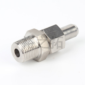 ข้อต่อเกจวัดแรงดันสแตนเลส 304 316 แบบเชื่อมชน สำหรับใช้งานในอุตสาหกรรม - Product Image 2