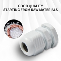 Presse-étoupe HFE de haute qualité PG7-63/M16, connecteur étanche en nylon pour câble, filetage impérial mâle, à étages