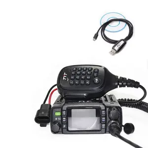 TYT TH-8600 136-174MHz/400-480MHz IP67 Wasserdicht Dual Band 25W Auto Radio Hohe power Radio mit Antenne, clip Montieren, USB Kabel