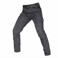 Pantalon cargo tactique à poches zippées multifonctions pour hommes, durable, pour l'entraînement en plein air