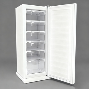 Congelador Vertical de 148L, Congelación Total, Apertura Lateral, Puerta Única, Tipo Vertical, Refrigerador con Enfriador - Product Image 1