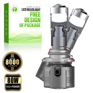 <span class=keywords><strong>Y7</strong></span>-1 Version améliorée Mini projecteur LED H4 Lentille de phare 80W 8000LM Plus lumineux que Y6 <span class=keywords><strong>Y7</strong></span> pour kit de phare de moto Ampoule - Product Image 1